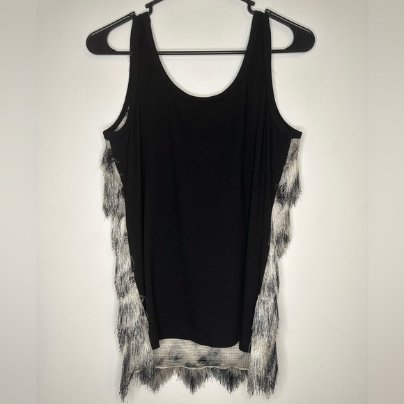 KAREN KANE COSMOPOLITAN FRINGE TANK Size M - Picture 4 of 6
